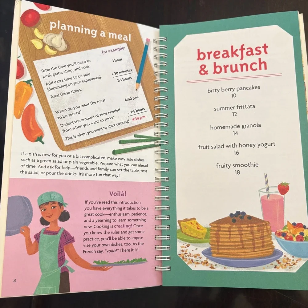 American‎ Girl Smart Girls Guide Cooking & Youre the Chef Cookbook 2 Book Set